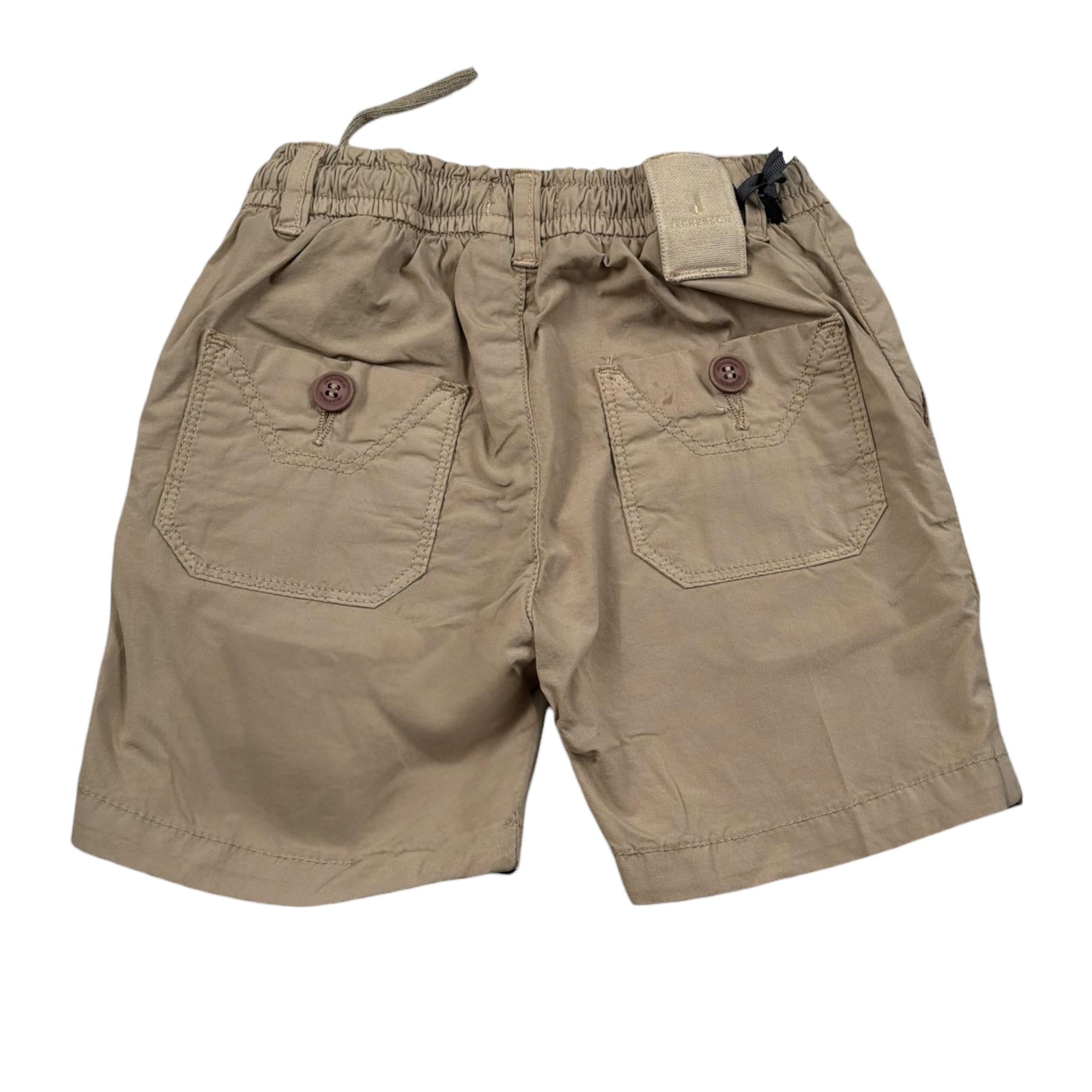 Jeckerson Bermuda Tinta Unita con Elastico In Vita per Neonato JN4021 BEIGE JECKERSON 