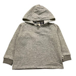 PETIT INDI felpa tinta unita con cappuccio Grigio per Bambino AW24BK7710J GRIGIO PETIT INDI 