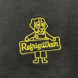 REFRIGIWEAR felpa tinta unita con zip e cappuccio Nero per Bambino RW700 NERO REFRIGIWEAR 