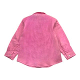 Manuel Ritz Camicia Tinta Unita Con Bottoni Rosa Per Neonato