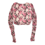 Liu Jo Langarmshirt mit Blumenmuster in Rosa für Mädchen