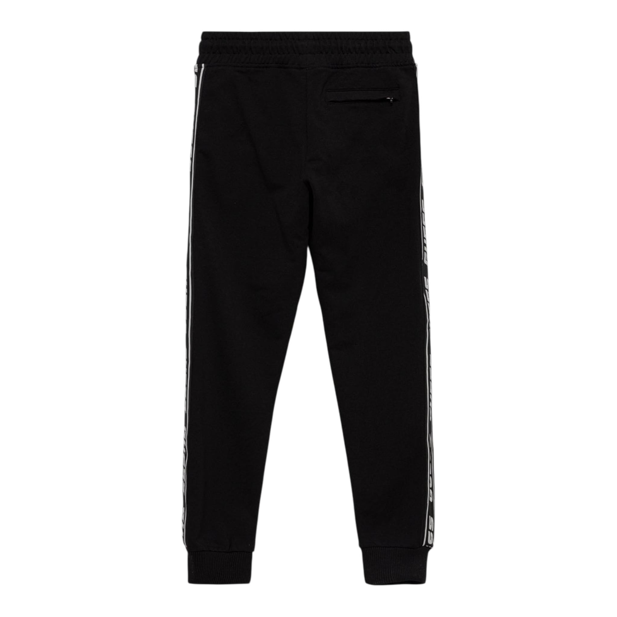 GUESS pantalone tuta tinta unita logato Nero per Bambino L2YQ48K6ZS1 NERO GUESS 