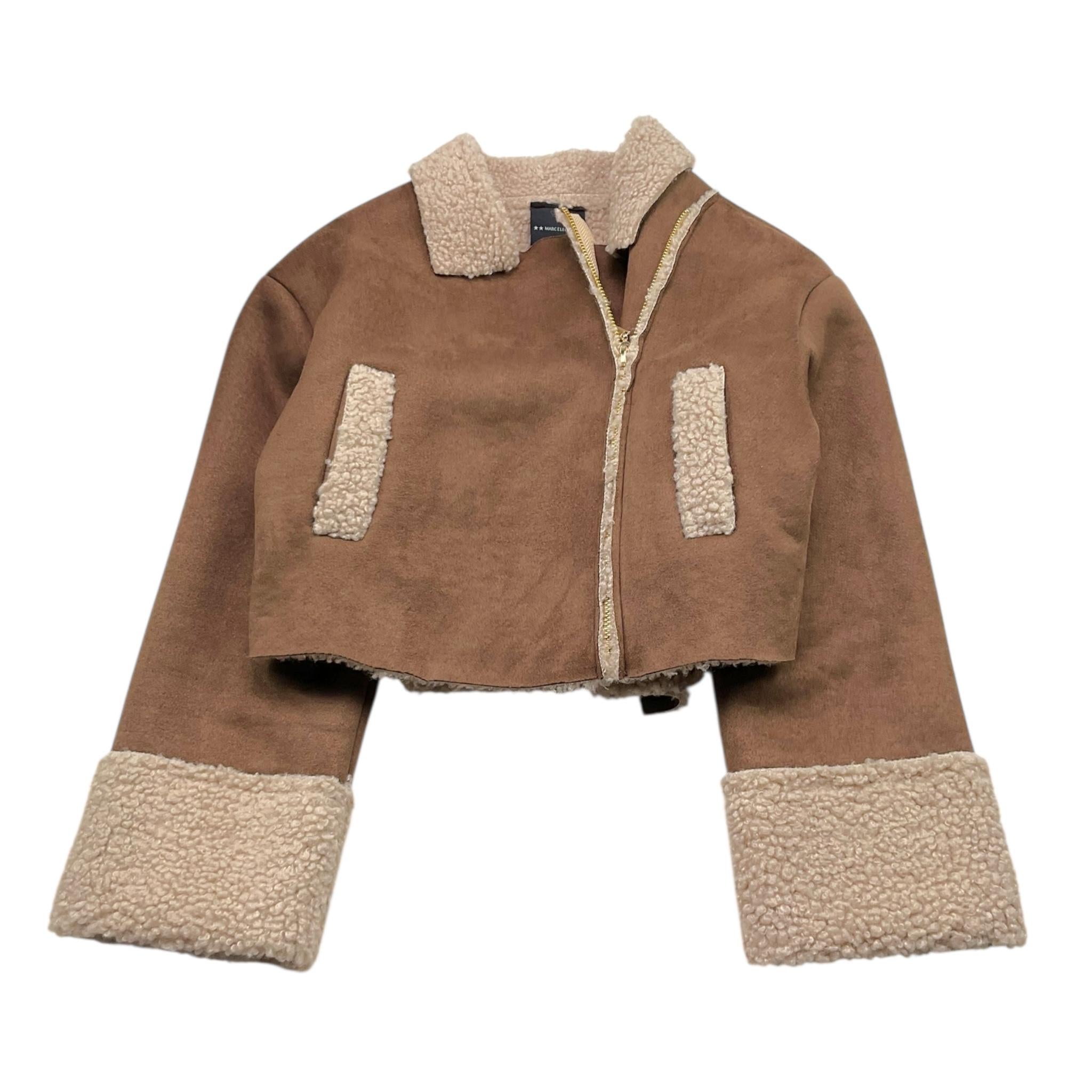 MARC ELLIS giubbino tinta unita modello montone Marrone per Bambina JMJJK00166 MARRONE MARC ELLIS 