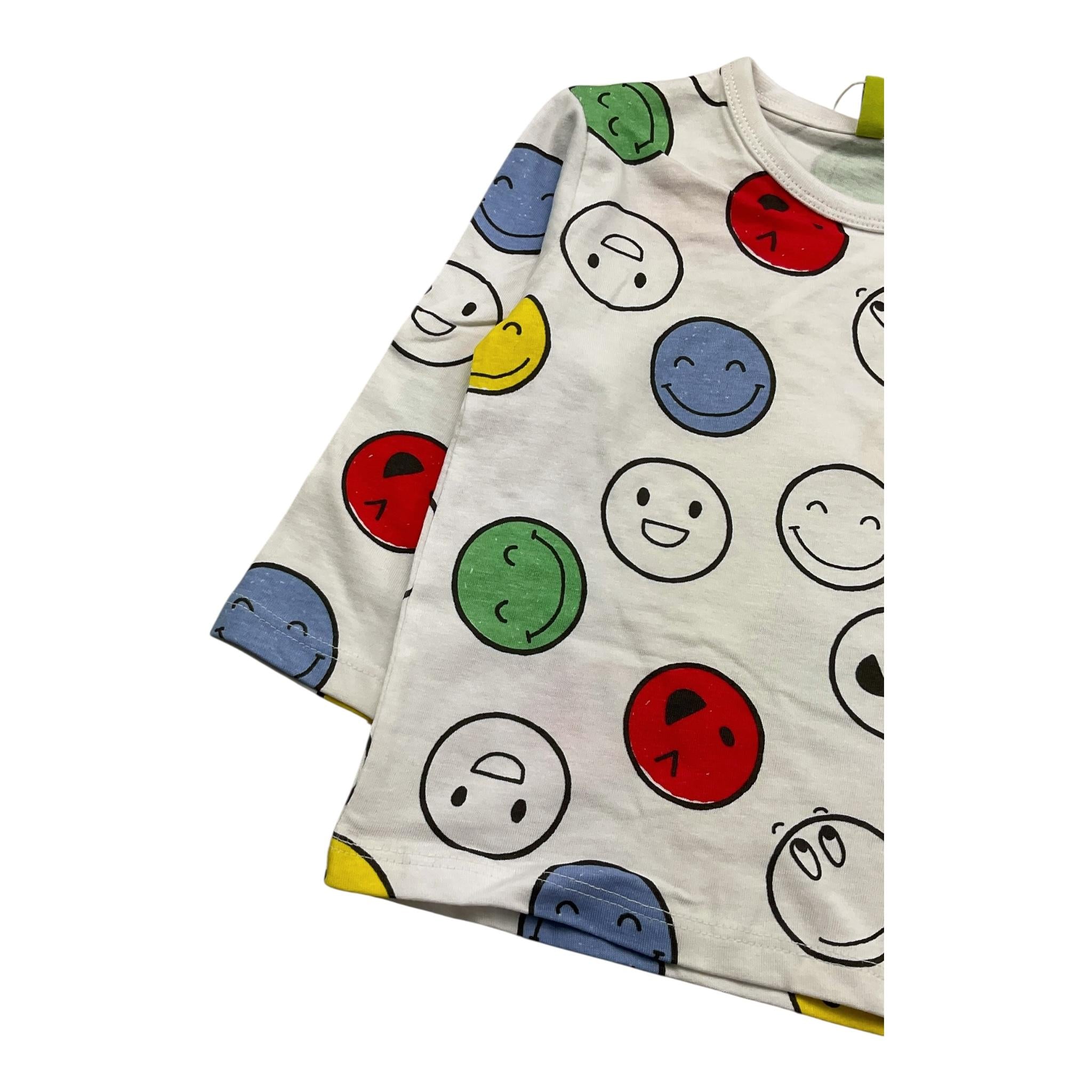 LOSAN shirt girocollo tinta unita con stampe in conrasto Bianco per Bambino 51030786041008J BIANCO LOSAN 