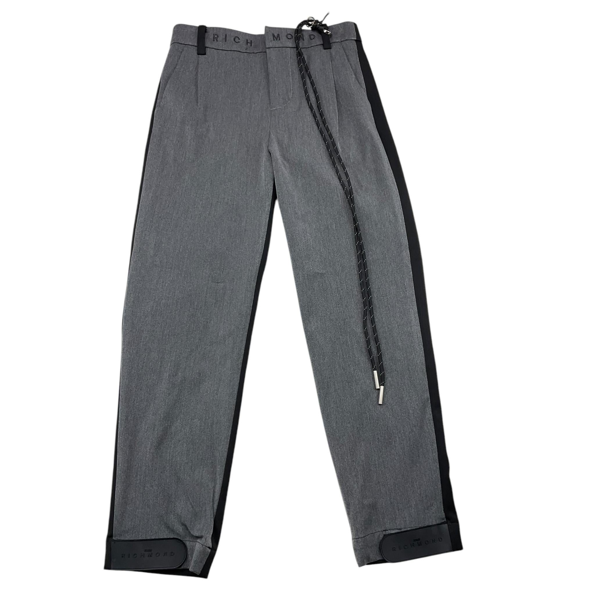 JOHN RICHMOND pantalone bicolore con elastico in vita Grigio/nero per Bambino RBA25150PA GRIGIO/NERO JOHN RICHMOND 