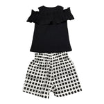 Emc Completo 2 Pezzi Top-Short per Bambina CO3640 NERO EMC 