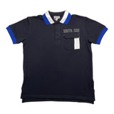 Yours Poloshirt Halbarm Einfarbig mit Kontrastbesatz Schwarz für Jungen