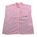 Vicolo Camicia Giromanica tinta unita con Taschino Rosa per Bambina 3146C0779 ROSA VICOLO 