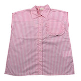 Vicolo Camicia Giromanica tinta unita con Taschino Rosa per Bambina 3146C0779 ROSA VICOLO 