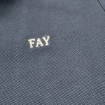 Fay Polo Tinta Unita Mezza Manica con Colletto  per Bambino FU8P81 BLU FAY 