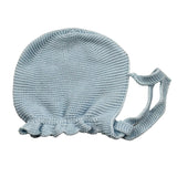 Juliana Cappello Tinta Unita con Laccio per Neonato 25224 AZZURRO JULIANA 