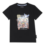 John Richmond T-Shirt Tinta Unita con Stampa per Bambino RBP25170TSX NERO JOHN RICHMOND 