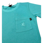 4Giveness T-Shirt Tinta Unita Girocollo per Bambina FGCB4077 VERDE ACQUA 4GIVENESS 