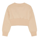 PATRIZIA PEPE felpa chiusa girocollo tinta unita  Beige per Bambina 7M0870X BEIGE PATRIZIA PEPE 