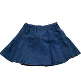 Le Bebe Gonna In Denim Tinta Unita per Neonata LBG6425 BLU LE BEBE 