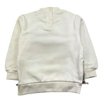 U+è BY MISS GRANT felpa chiusa girocollo tinta unita cn zip Bianco per Neonata UE1480N BIANCO U+è BY MISS GRANT 