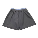 VICOLO short tinta unita con elastico in vontrasto Grigio per Bambina 3142S00081X GRIGIO VICOLO 