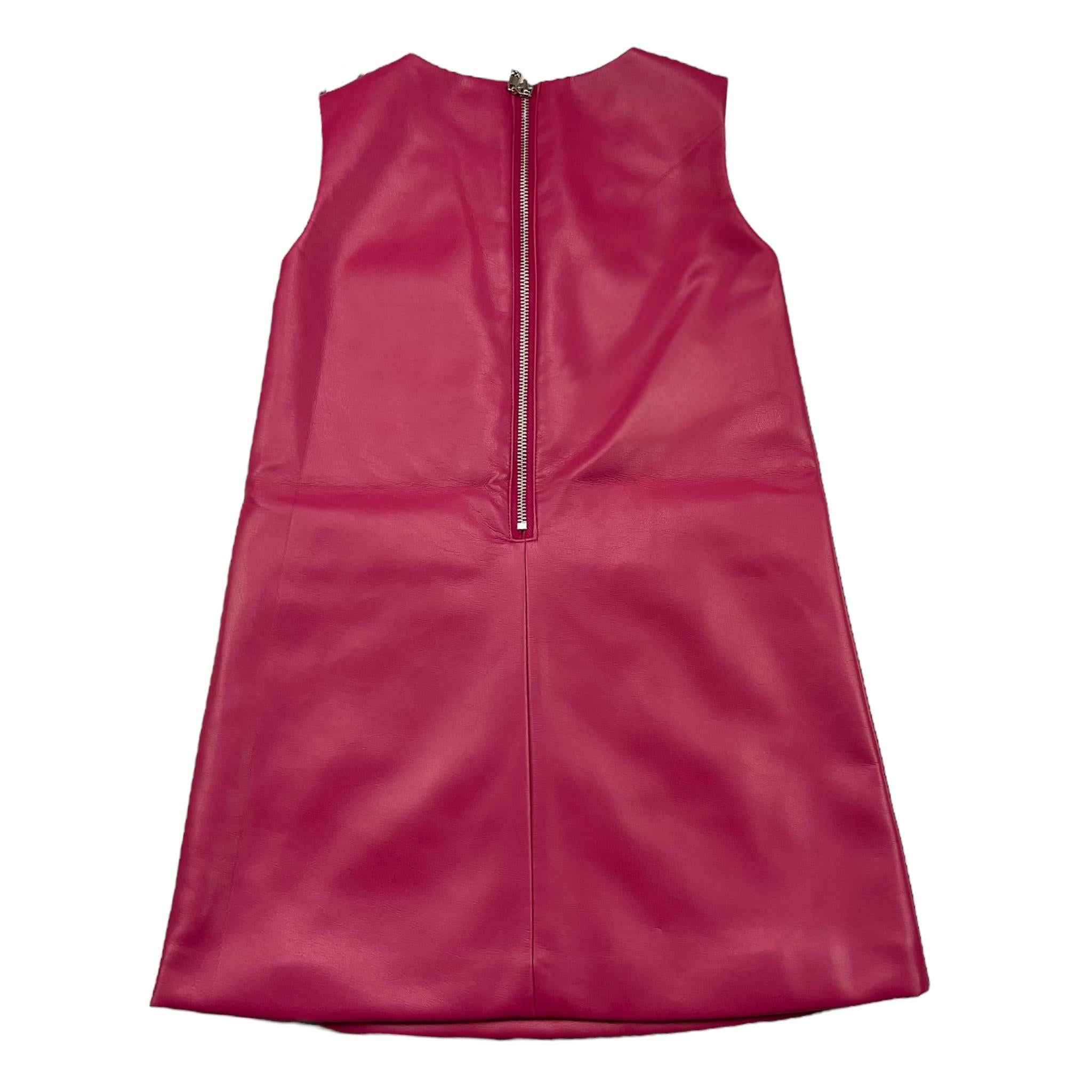 JOHN RICHMOND abito giromanica in ecopelle tinta unita Fuxia per Bambina RGA25209VE FUXIA JOHN RICHMOND 