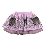 Nunzia Corinna Gonna tinta unita con Stampe Rosa per Bambina NJ2316068 ROSA NUNZIA CORINNA 