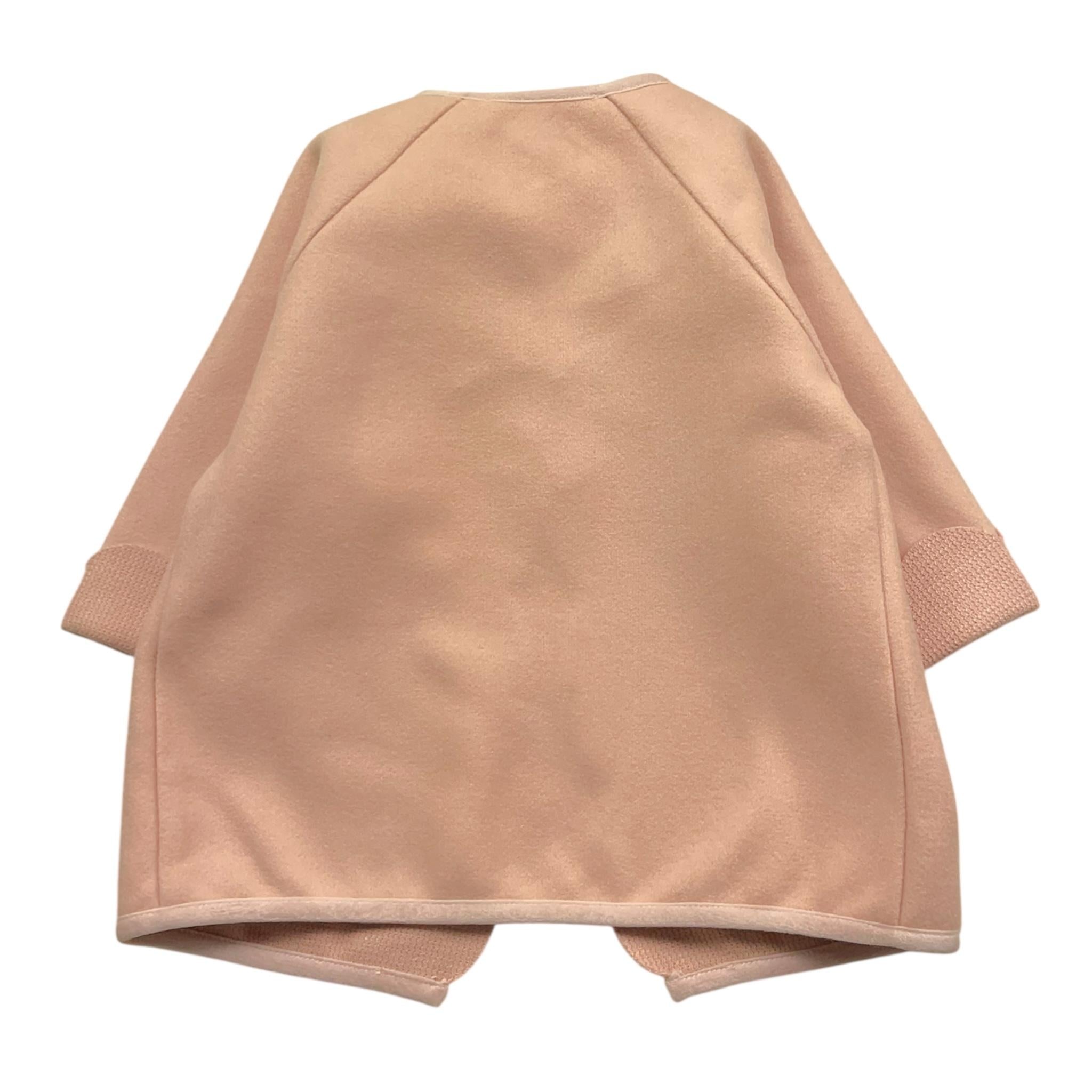 LA STUPENDERIA giacca tinta unita asimmetrica Rosa per Neonata TBGC04 ROSA LA STUPENDERIA 