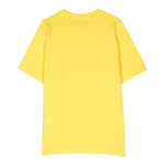Dsquared2 T-Shirt Girocollo Tinta Unita con Stampa per Bambino DQ1622 GIALLO DSQUARED2 