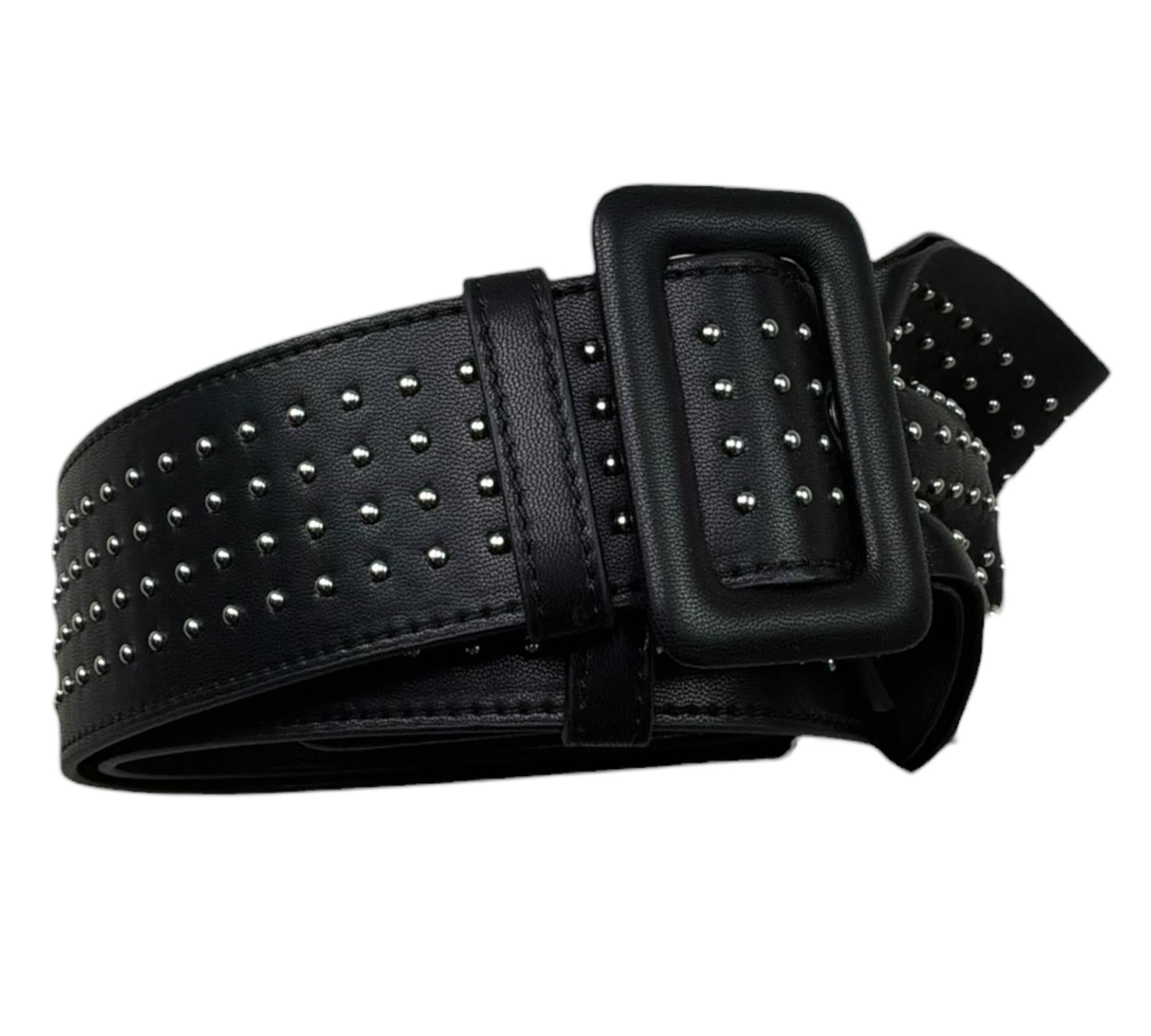 John Richmond Cintura Tinta Unita con Applicazioni per Bambina RGP2671CI NERO JOHN RICHMOND 