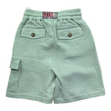 Saint Barth Bermuda Tinta Unita con Elastico In Vita per Bambino 00861L VERDE ACQUA SAINT BARTH 