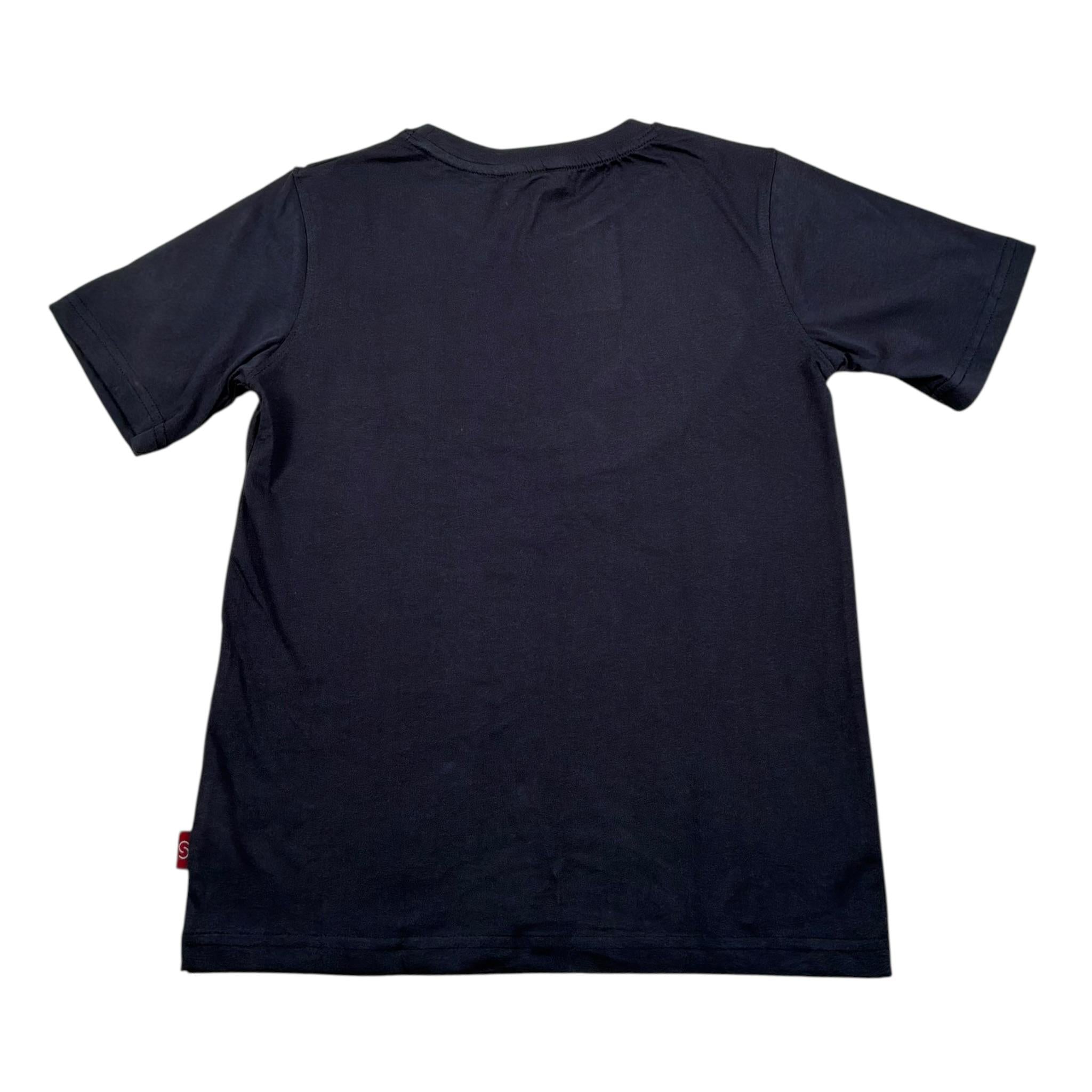 Siviglia T-Shirt Girocollo Tinta Unita con Stampa per Bambino SVJTS17206 BLU SIVIGLIA 