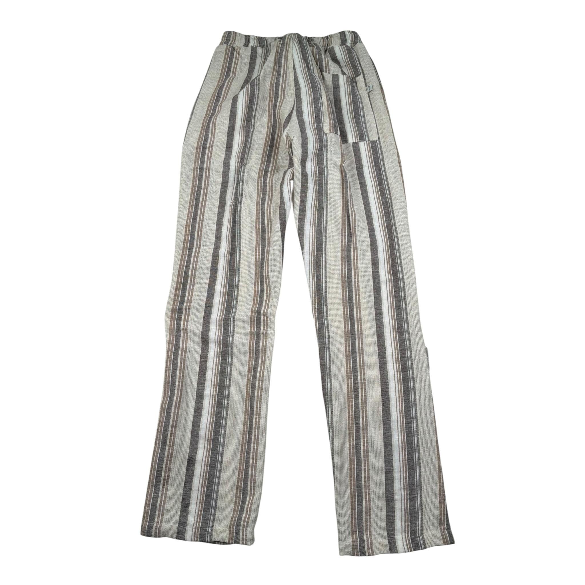 Manuel Ritz Pantalone Fantasia A Righe con Elastico In Vitaa per Bambino MR3047 BEIGE MANUEL RITZ 