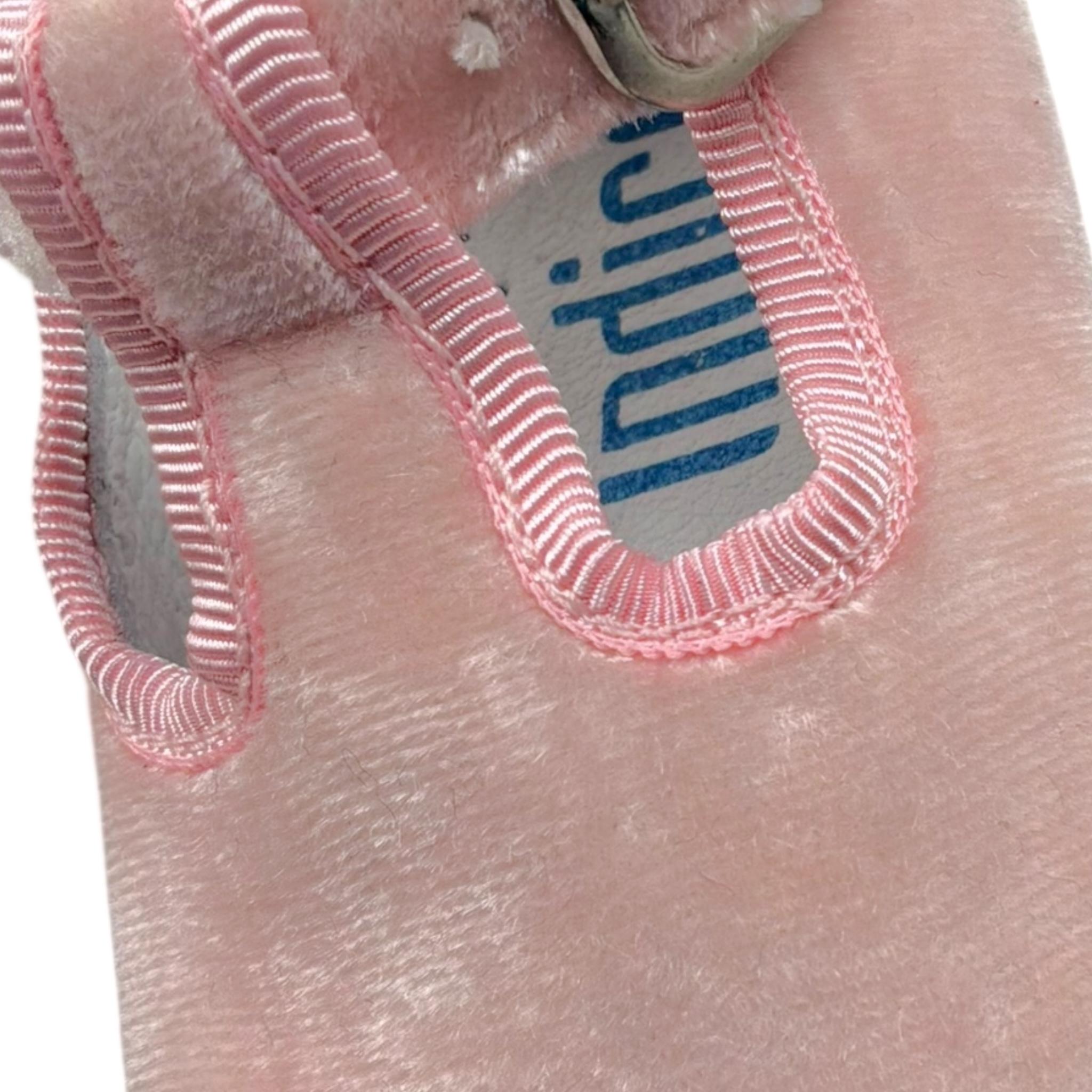 Indice Bellerina In Velluto Tinta Unita per Neonata 323 ROSA INDICE 