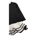 VICOLO abito felpa girocollo tinta unita manica lunga Nero per Bambina 3141V00100X NERO VICOLO 