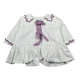 Ilfarobimbi Giacca tinta unita con Profili In Contrasto Bianco per Bambina IFB40714 BIANCO ILFAROBIMBI 