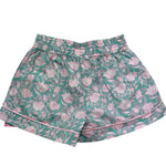 Saint Barth Short Tinta Unita con Stampa Fantasia per Bambina ILLYJR VERDE SAINT BARTH 