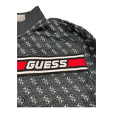 GUESS felpa con zip tinta unita con loghi Nero per Bambino L4YQ24FL04Q NERO GUESS 