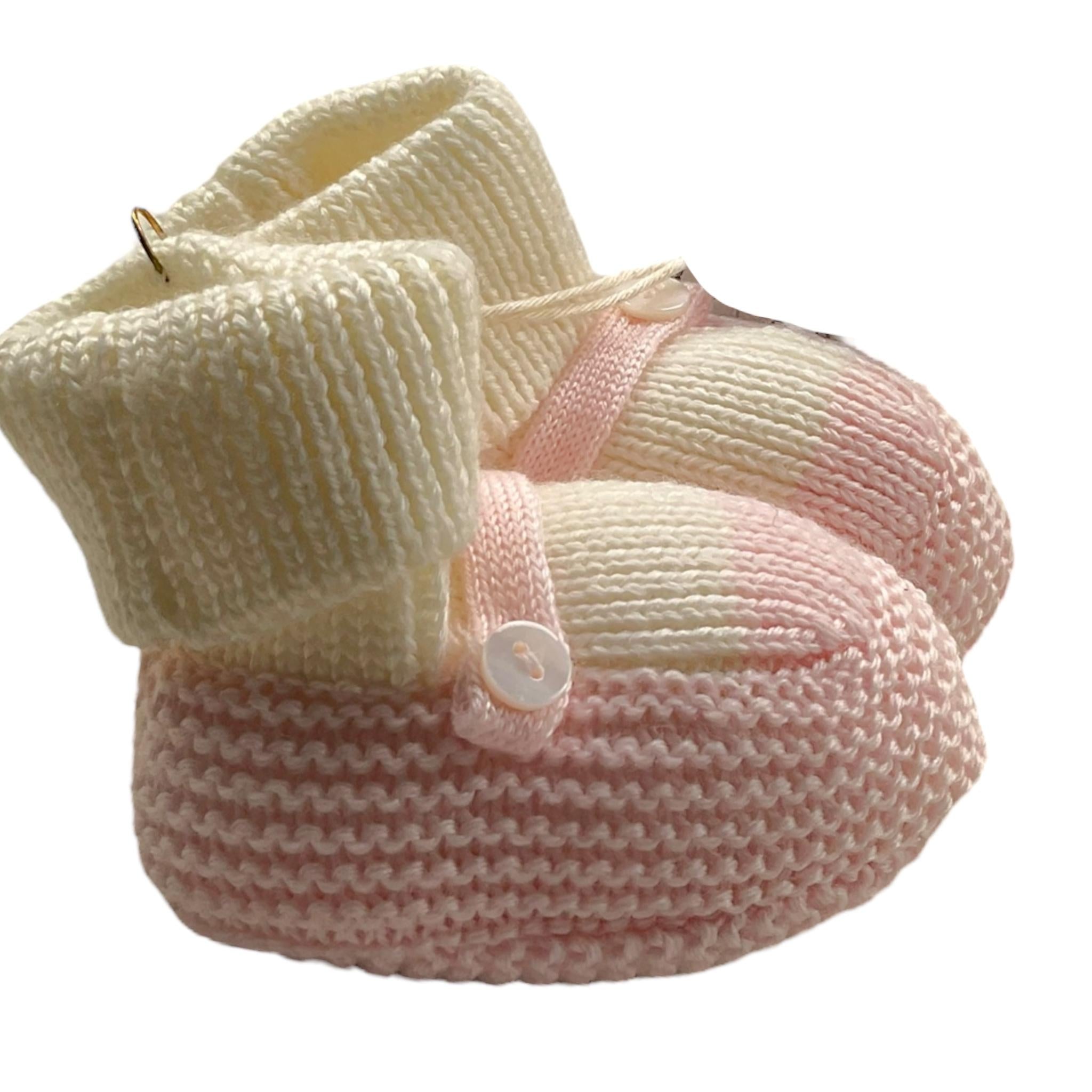 LITTLE BEAR babbucce bicolore Bianco/rosa per Neonata 5110F BIANCO/ROSA LITTLE BEAR 