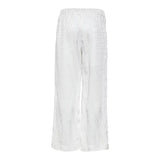Missoni Pantalone Tinta Unita Con Elastico In Vita Bianco Per Bambina