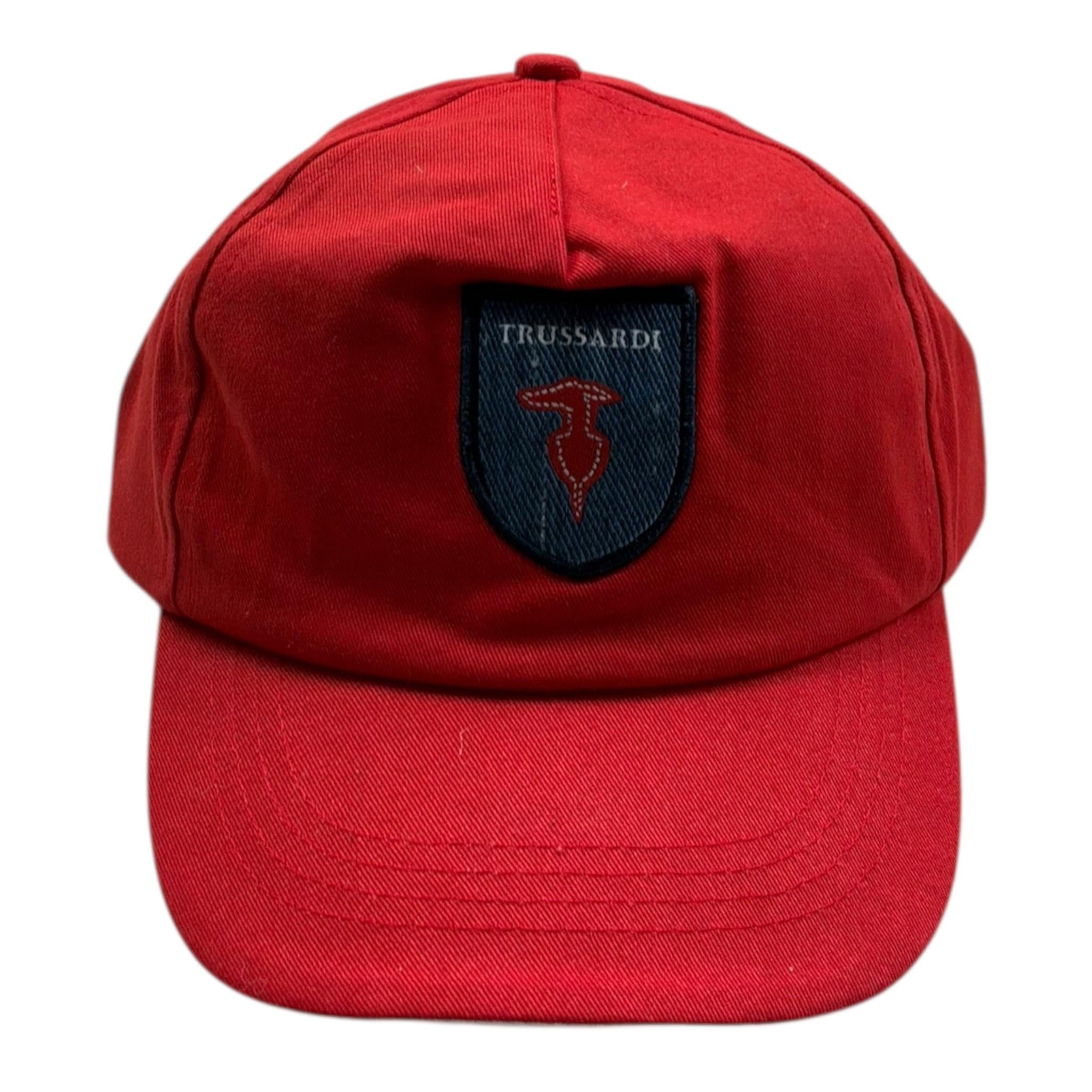 Trussardi Cappello Modello Berretto Tinta Unita con Stampa per Bambino TBP26165BT ROSSO TRUSSARDI 
