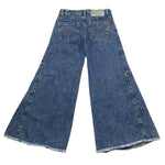 DONDUP jeans tinta unita modello palazzo Blu per Bambina DFPA092 BLU DONDUP 