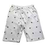 Yours Bermuda Tinta Unita Con Stampe Ed Elastico In Vita Bianco Per Bambino