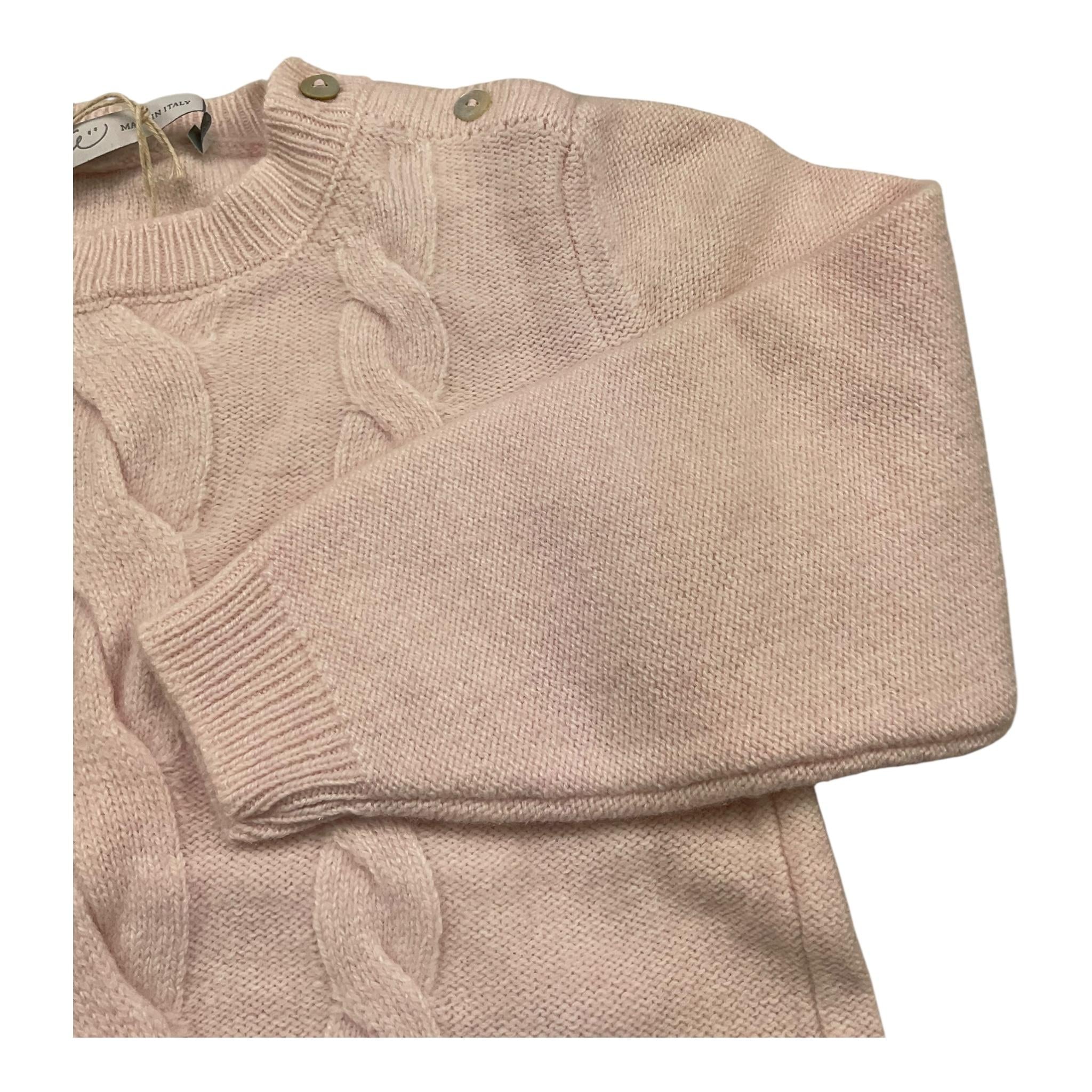 PER TE maglia girocollo tinta unita Rosa per Bambina 44596 ROSA PER TE 