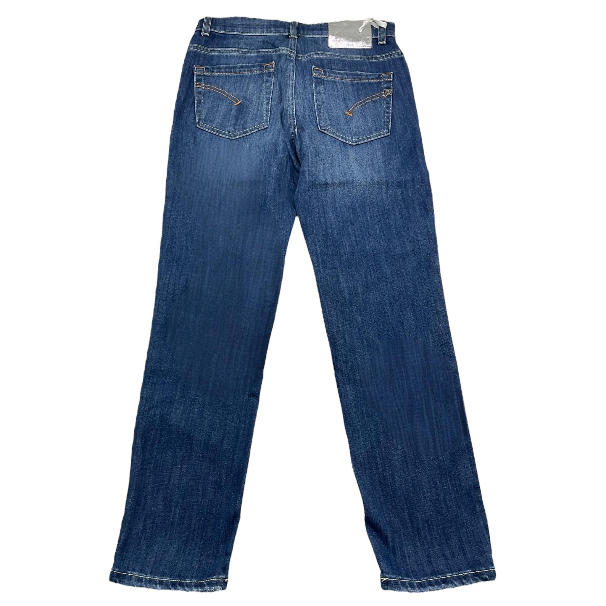 DONDUP jeans tinta unita con bottoni Blu per Neonata DFPA083N BLU DONDUP 