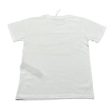 Never Too T-Shirt Girocollo tinta unita con Stampa Bianco per Bambino NT1527B BIANCO NEVER TOO 