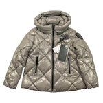 BLAUER giubbino tinta unita con cappuccio lucido Grigio per Bambina 24WBLGC0 GRIGIO BLAUER 