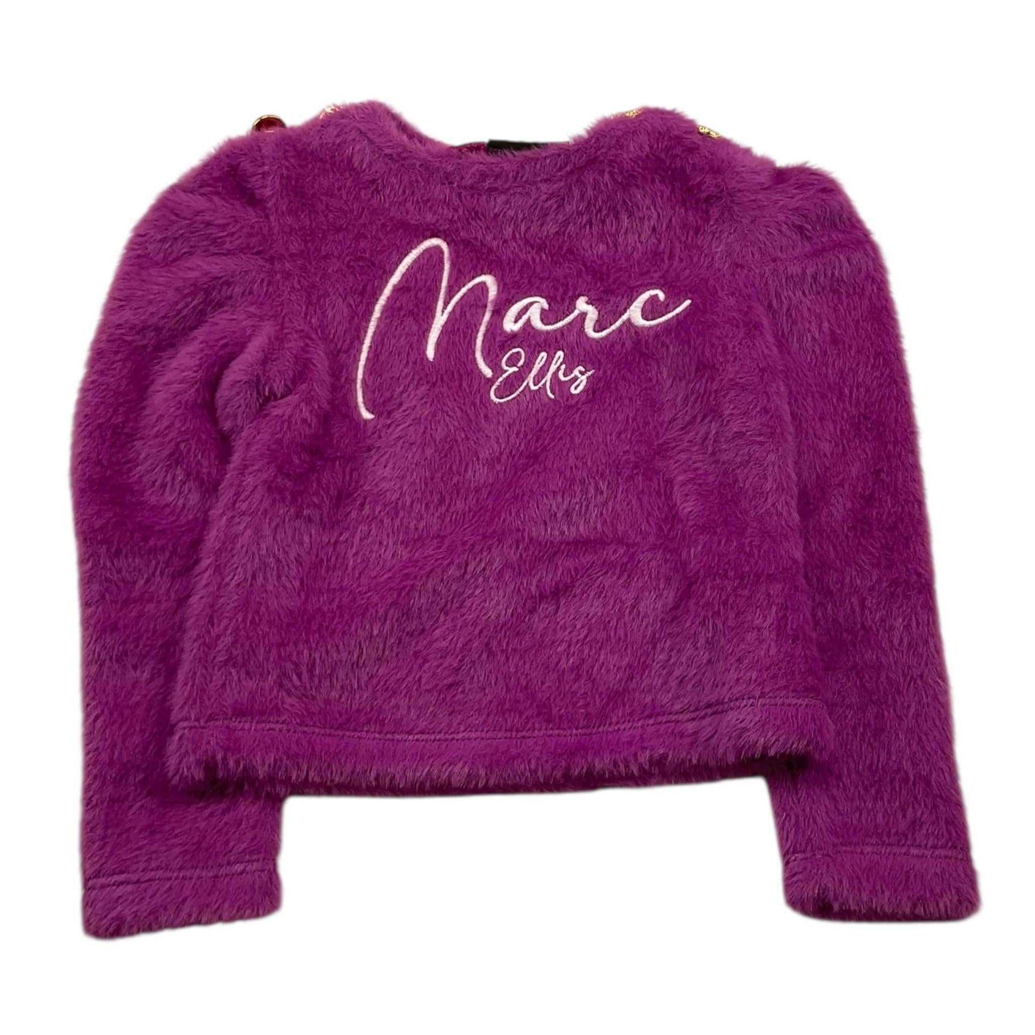 MARC ELLIS maglia girocollo tinta unita con logo Viola per Neonata JMNSW15568 VIOLA MARC ELLIS 