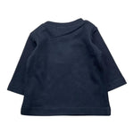 EMC shirt gircollo tinta unita con stampa Blu per Neonato BX2266 BLU EMC 