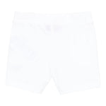 Moschino Bermuda Tinta Unita con Logo per Bambino MUQ01L BIANCO MOSCHINO 