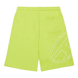 Diesel Bermuda In Tuta Tinta Unita con Logo per Bambino J02273 VERDE FLUO DIESEL 