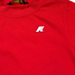 K-Way T-Shirt Girocollo Tinta Unita con Stampa per Bambino K2151LW ROSSO K-WAY 