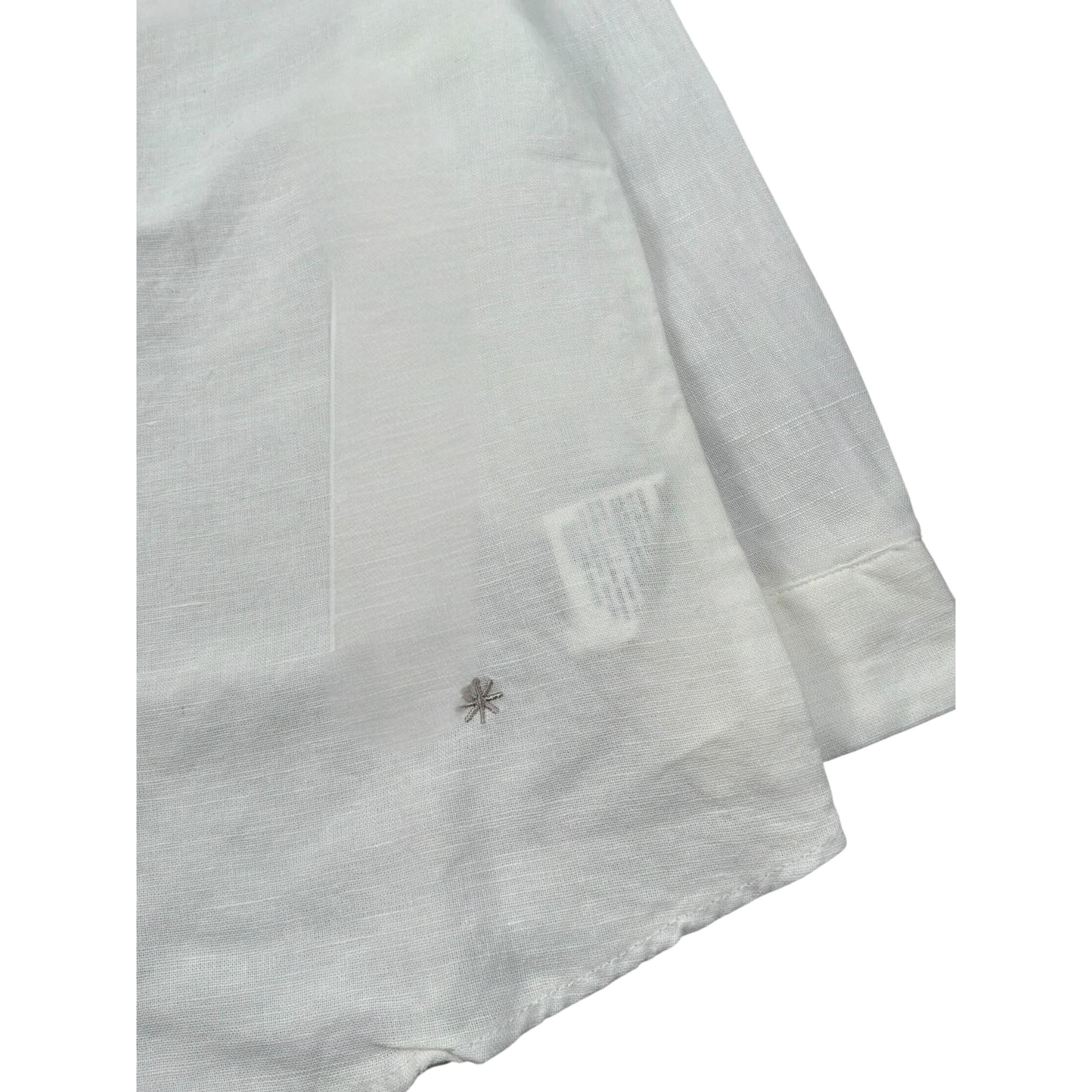 Manuel Ritz Camicia Manica Lunga Tinta Unita Collo Coreano per Bambino MR2217J PANNA MANUEL RITZ 