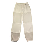 Liu Jo Pantalone Tinta Unita con Elastico In Vita E Trasparenze per Bambina GA5212 BIANCO LIU JO 